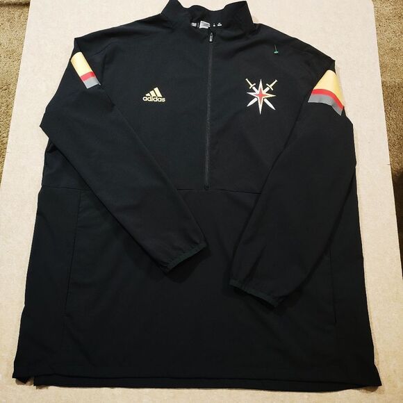Adidas NHL Golden Knights Men's Long Sleeve Windbreaker Jacket #5 - Picture 2 of 5